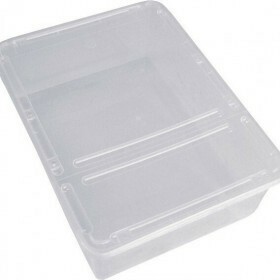 Braplast Rectangular box 3.0L - Clear base + clear foldable lid