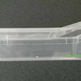 Braplast 800ml clear box side view